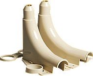 Vloerbocht kunststof leidingsysteem