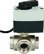 Elektr. bed. 3-wegregelafsluiter