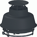 Schoorsteenafdekkap (set)