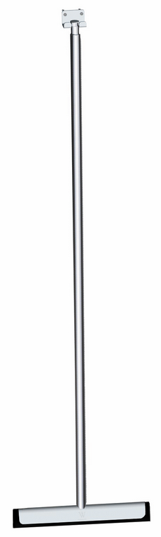 Italy Sanitair luxe chroom badkamervloerwisser + ophanging