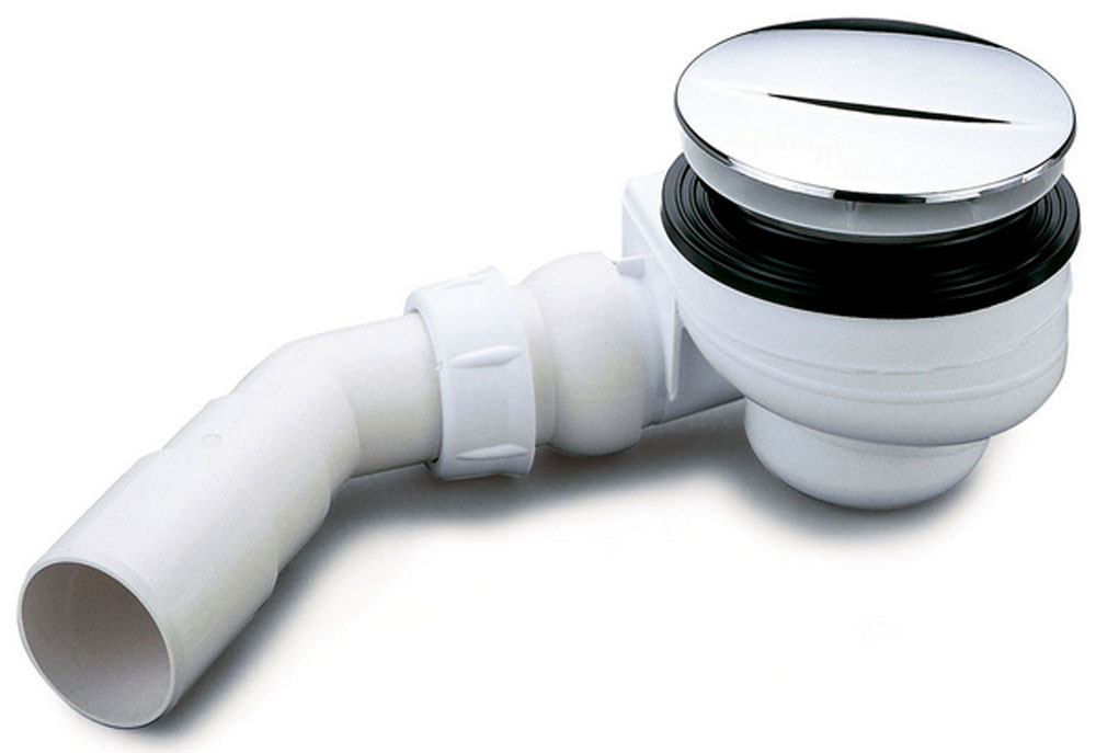 Italy Sanitair Turboflow douchebaksifon voor afvoergat 90mm chroom