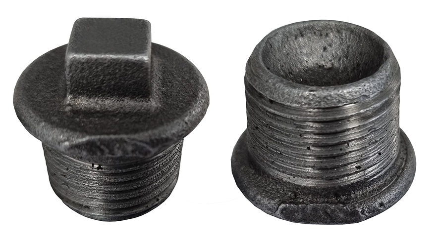 Italy Sanitair 290 Malleable Plug 38 zwart